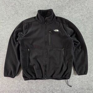 The North Face Black Zip-Up Polar Tec Denali Fleece Jacket Mens Sz XL xtra Large